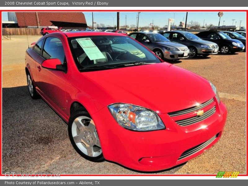 Victory Red / Ebony 2008 Chevrolet Cobalt Sport Coupe