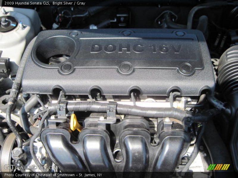 Bright Silver / Gray 2009 Hyundai Sonata GLS