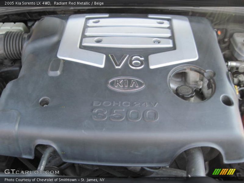 Radiant Red Metallic / Beige 2005 Kia Sorento LX 4WD