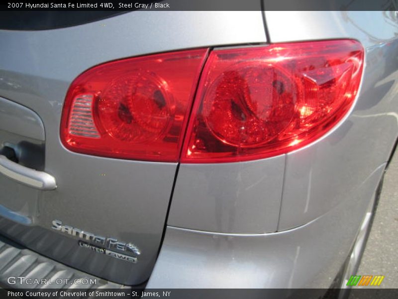 Steel Gray / Black 2007 Hyundai Santa Fe Limited 4WD