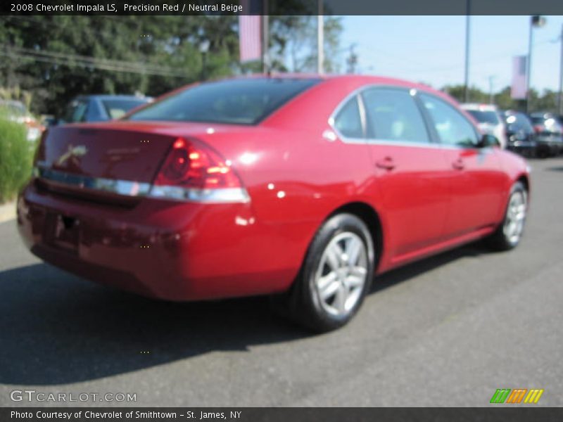 Precision Red / Neutral Beige 2008 Chevrolet Impala LS