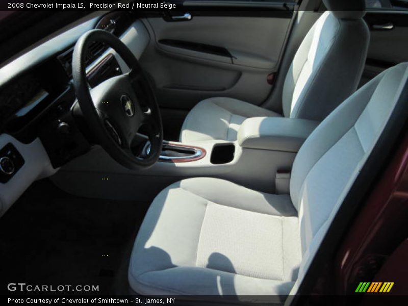 Precision Red / Neutral Beige 2008 Chevrolet Impala LS