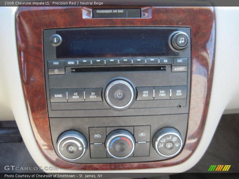 Precision Red / Neutral Beige 2008 Chevrolet Impala LS