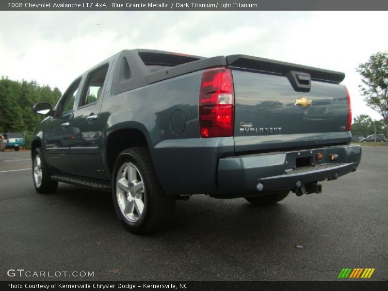 Blue Granite Metallic / Dark Titanium/Light Titanium 2008 Chevrolet Avalanche LTZ 4x4