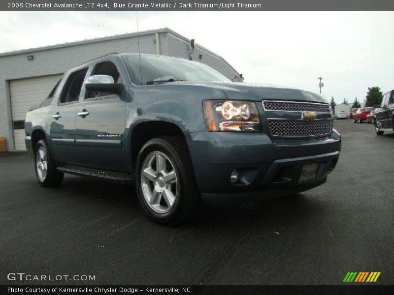 Blue Granite Metallic / Dark Titanium/Light Titanium 2008 Chevrolet Avalanche LTZ 4x4
