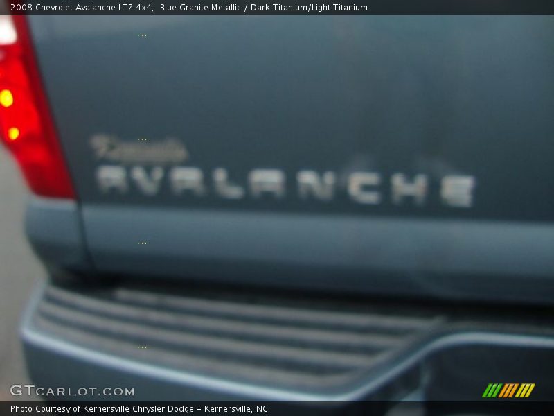 Blue Granite Metallic / Dark Titanium/Light Titanium 2008 Chevrolet Avalanche LTZ 4x4