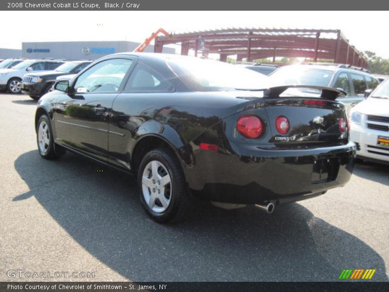 Black / Gray 2008 Chevrolet Cobalt LS Coupe