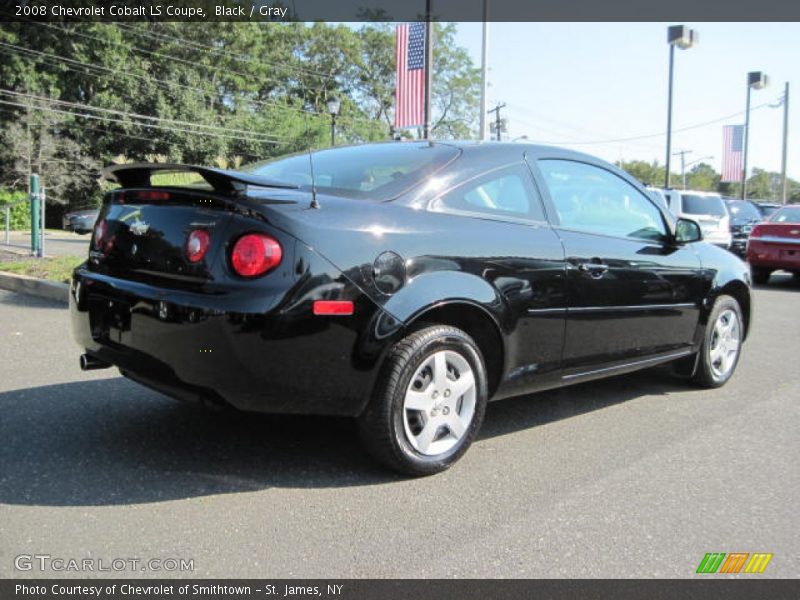 Black / Gray 2008 Chevrolet Cobalt LS Coupe