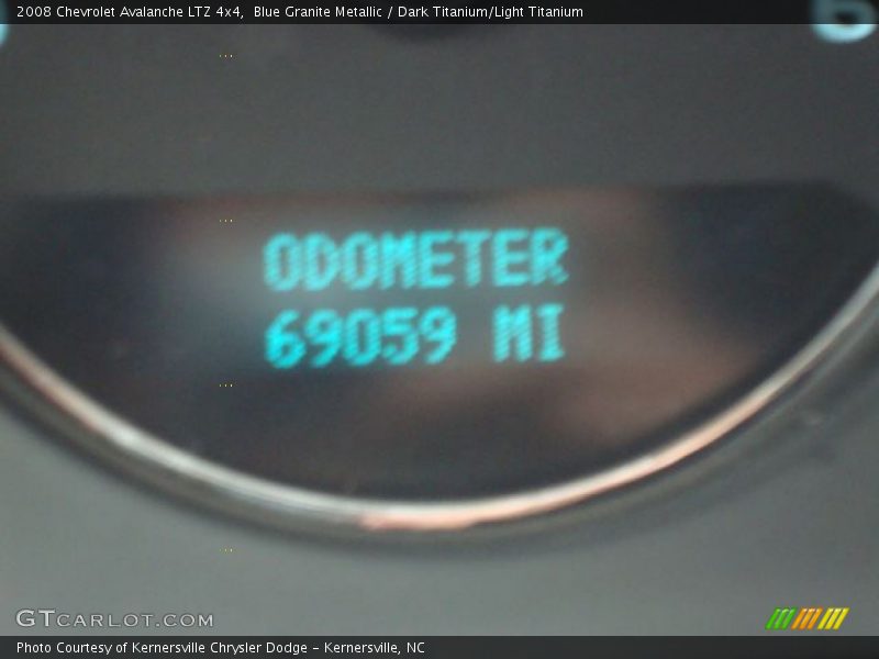 Blue Granite Metallic / Dark Titanium/Light Titanium 2008 Chevrolet Avalanche LTZ 4x4