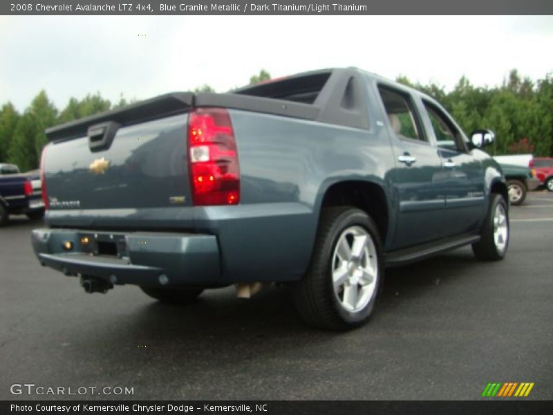 Blue Granite Metallic / Dark Titanium/Light Titanium 2008 Chevrolet Avalanche LTZ 4x4