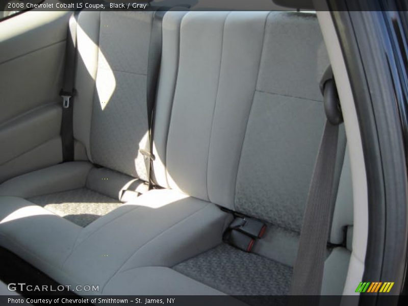 Black / Gray 2008 Chevrolet Cobalt LS Coupe