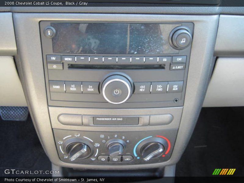 Black / Gray 2008 Chevrolet Cobalt LS Coupe