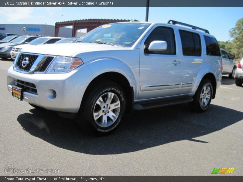Silver Lightning / Graphite 2011 Nissan Pathfinder Silver 4x4