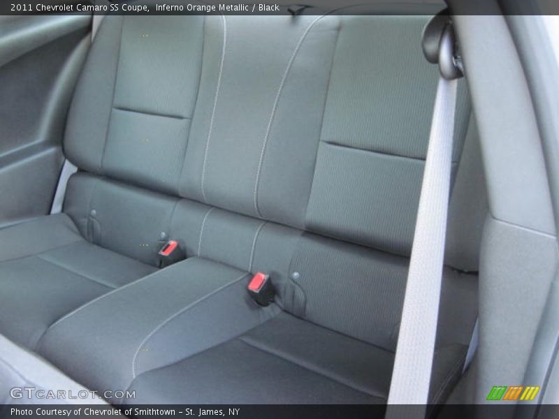 Inferno Orange Metallic / Black 2011 Chevrolet Camaro SS Coupe