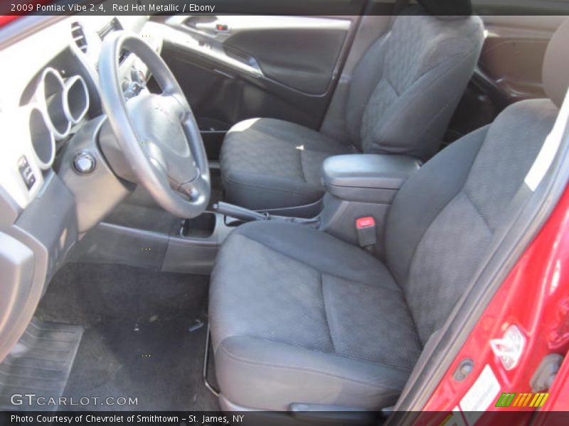 Red Hot Metallic / Ebony 2009 Pontiac Vibe 2.4
