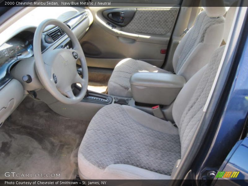 Navy Blue Metallic / Neutral 2000 Chevrolet Malibu Sedan