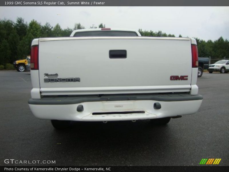Summit White / Pewter 1999 GMC Sonoma SLS Regular Cab