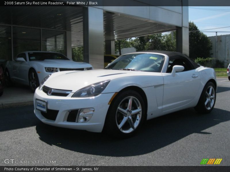 Polar White / Black 2008 Saturn Sky Red Line Roadster