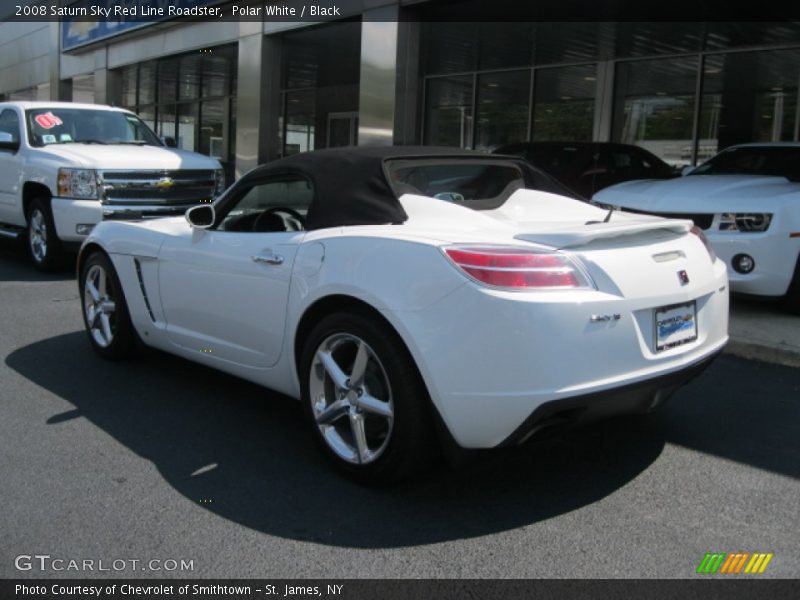 Polar White / Black 2008 Saturn Sky Red Line Roadster