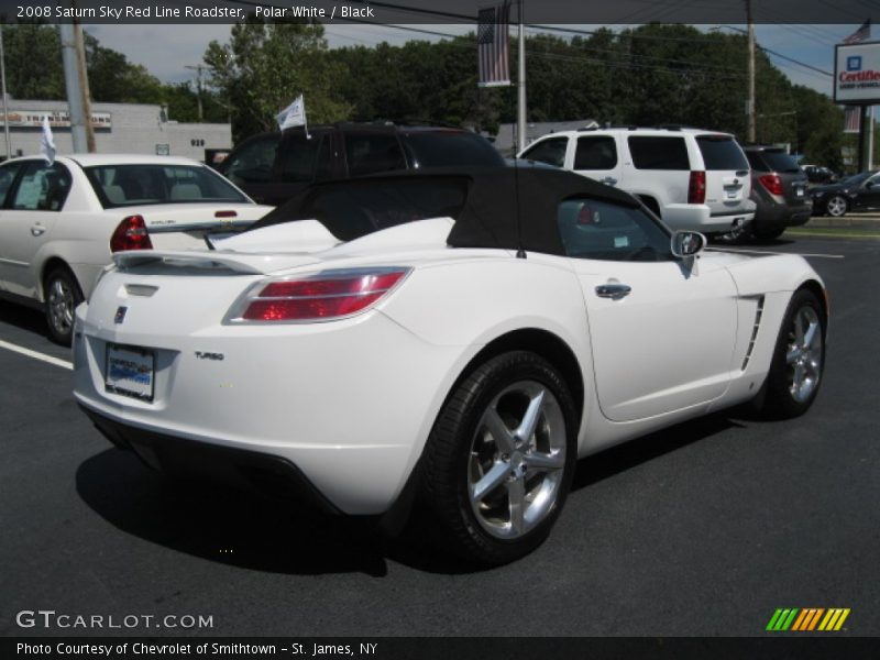 Polar White / Black 2008 Saturn Sky Red Line Roadster