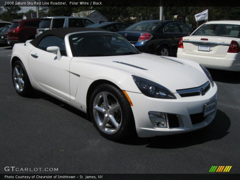 Front 3/4 View of 2008 Sky Red Line Roadster
