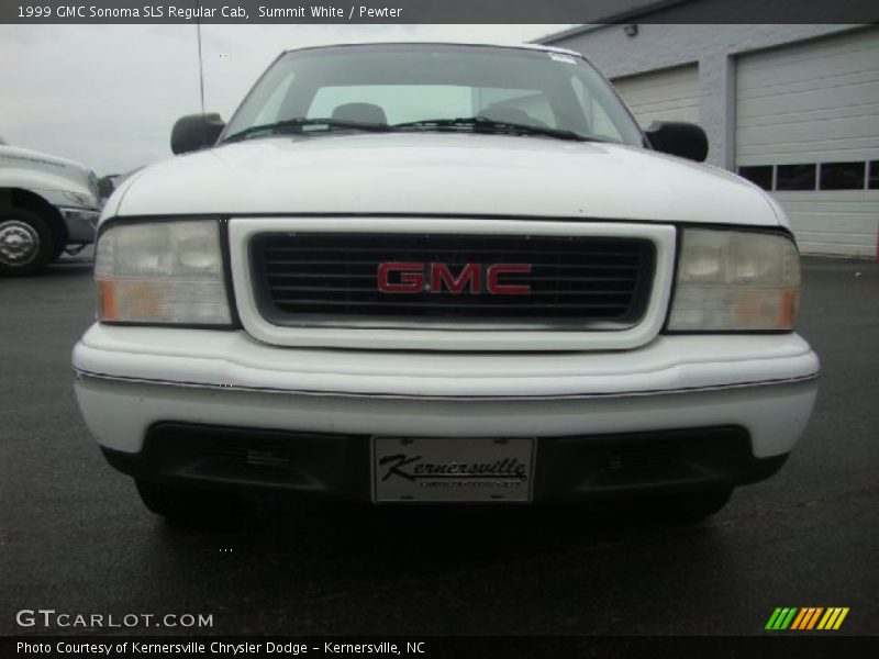 Summit White / Pewter 1999 GMC Sonoma SLS Regular Cab