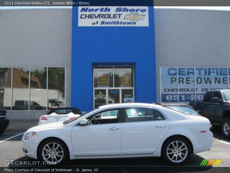 Summit White / Ebony 2011 Chevrolet Malibu LTZ