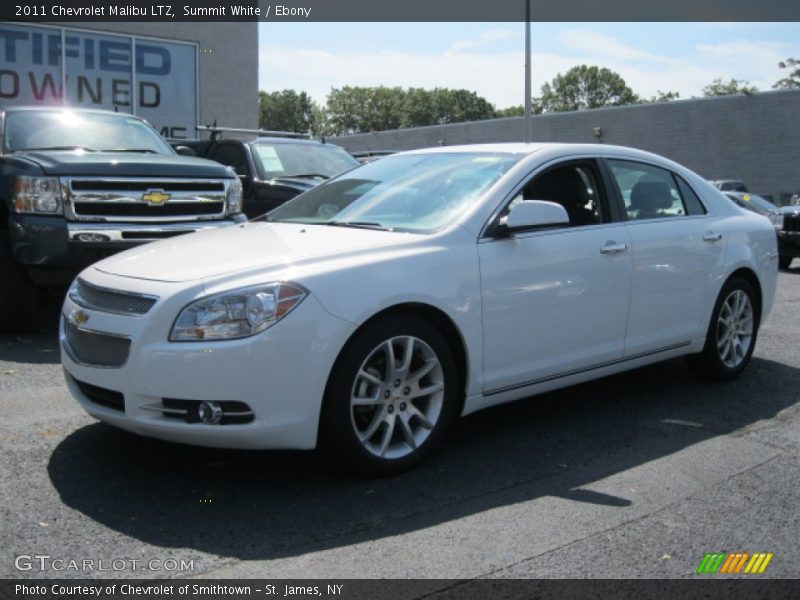 Summit White / Ebony 2011 Chevrolet Malibu LTZ