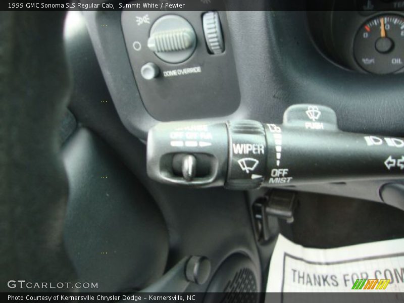 Summit White / Pewter 1999 GMC Sonoma SLS Regular Cab