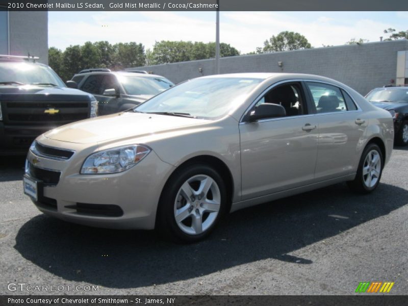Gold Mist Metallic / Cocoa/Cashmere 2010 Chevrolet Malibu LS Sedan