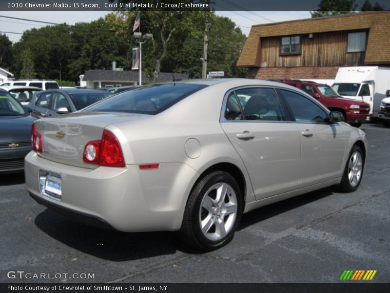 Gold Mist Metallic / Cocoa/Cashmere 2010 Chevrolet Malibu LS Sedan