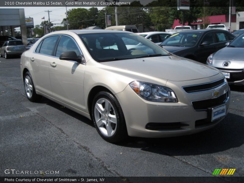 Gold Mist Metallic / Cocoa/Cashmere 2010 Chevrolet Malibu LS Sedan