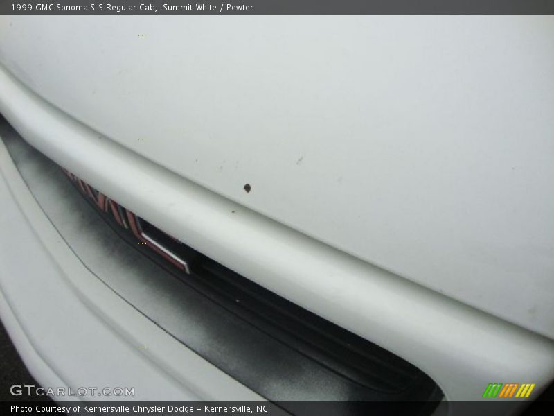Summit White / Pewter 1999 GMC Sonoma SLS Regular Cab