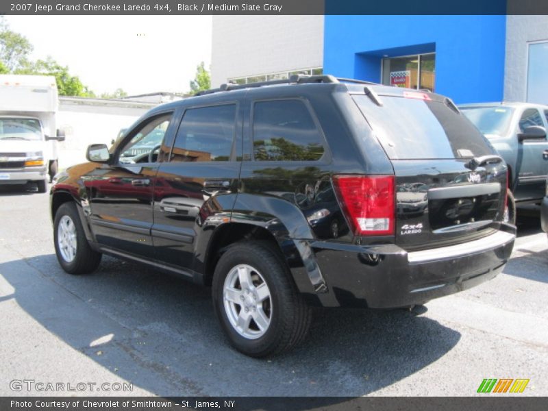 Black / Medium Slate Gray 2007 Jeep Grand Cherokee Laredo 4x4