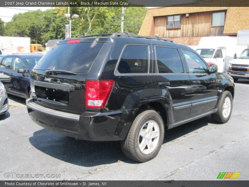 Black / Medium Slate Gray 2007 Jeep Grand Cherokee Laredo 4x4