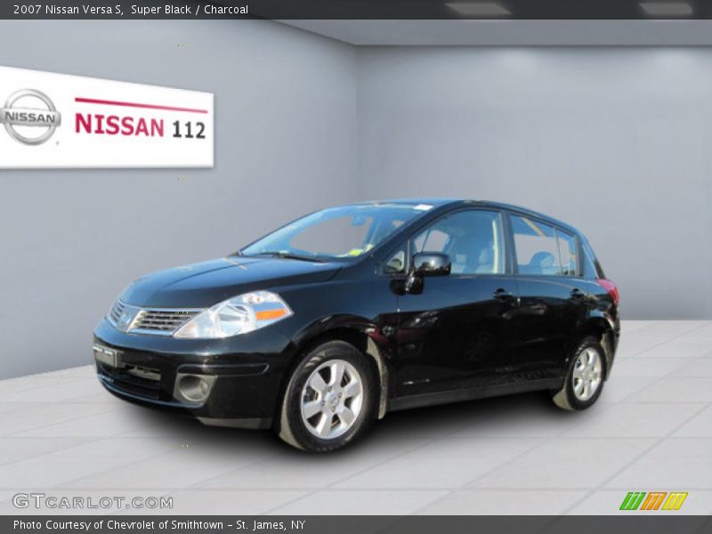 Super Black / Charcoal 2007 Nissan Versa S