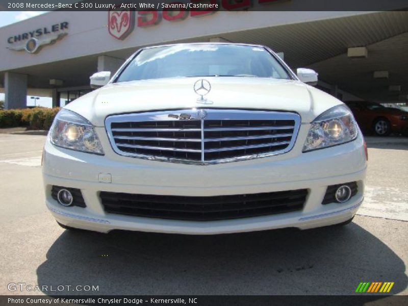 Arctic White / Savanna/Cashmere 2008 Mercedes-Benz C 300 Luxury