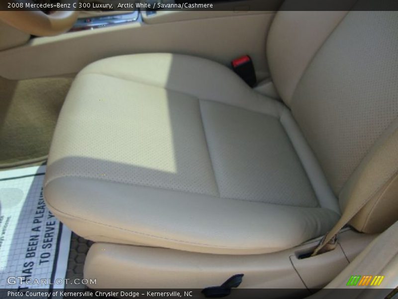 Arctic White / Savanna/Cashmere 2008 Mercedes-Benz C 300 Luxury