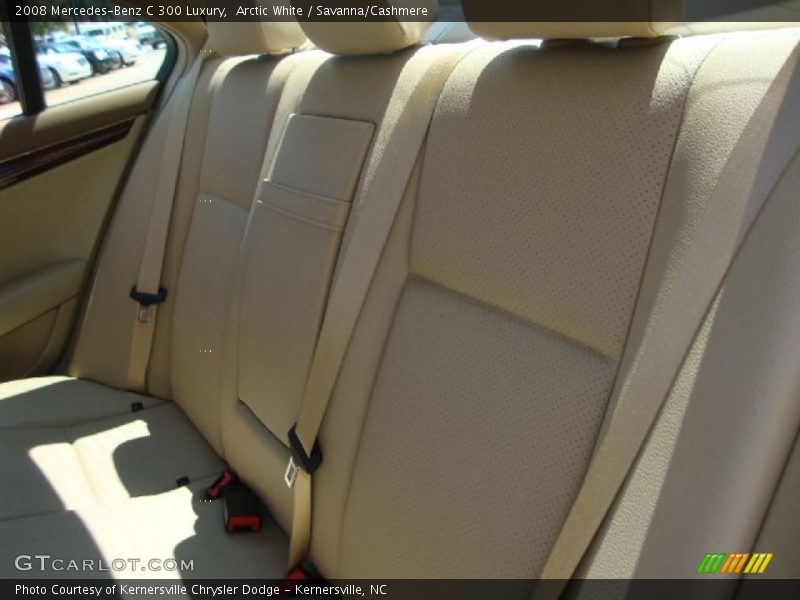 Arctic White / Savanna/Cashmere 2008 Mercedes-Benz C 300 Luxury