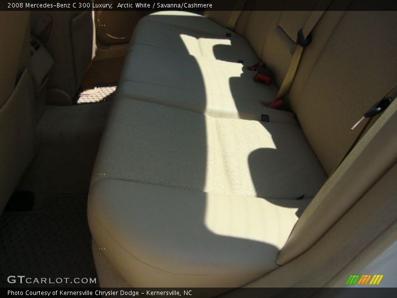 Arctic White / Savanna/Cashmere 2008 Mercedes-Benz C 300 Luxury