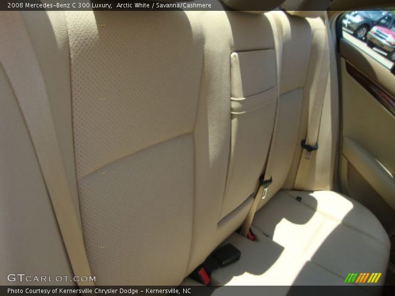 Arctic White / Savanna/Cashmere 2008 Mercedes-Benz C 300 Luxury