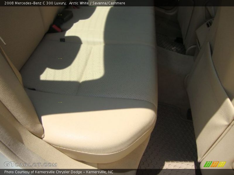 Arctic White / Savanna/Cashmere 2008 Mercedes-Benz C 300 Luxury