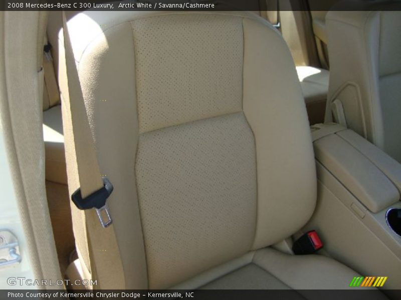 Arctic White / Savanna/Cashmere 2008 Mercedes-Benz C 300 Luxury