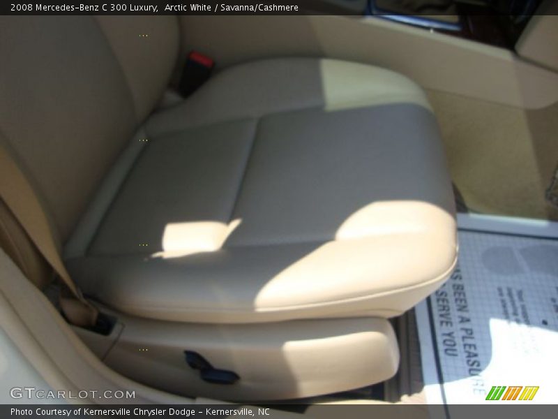 Arctic White / Savanna/Cashmere 2008 Mercedes-Benz C 300 Luxury