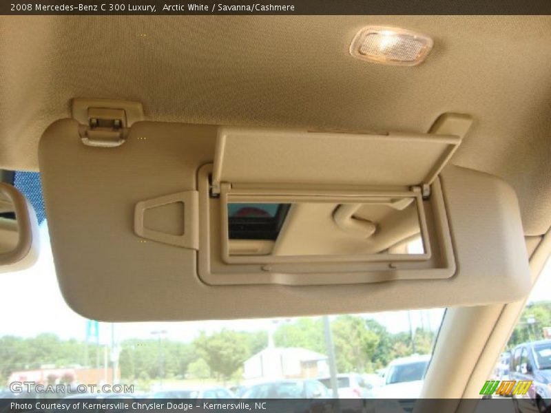Arctic White / Savanna/Cashmere 2008 Mercedes-Benz C 300 Luxury