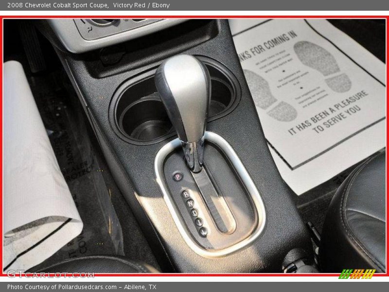 Victory Red / Ebony 2008 Chevrolet Cobalt Sport Coupe
