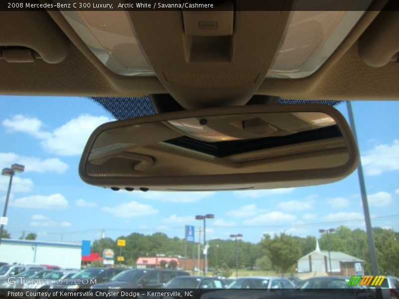 Arctic White / Savanna/Cashmere 2008 Mercedes-Benz C 300 Luxury
