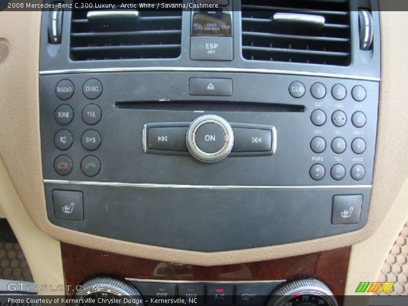 Arctic White / Savanna/Cashmere 2008 Mercedes-Benz C 300 Luxury