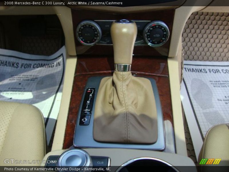 Arctic White / Savanna/Cashmere 2008 Mercedes-Benz C 300 Luxury