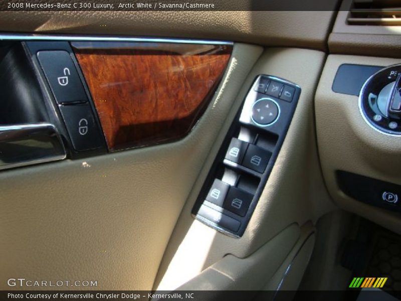 Arctic White / Savanna/Cashmere 2008 Mercedes-Benz C 300 Luxury